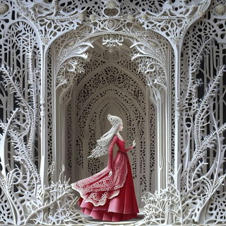Sequinsmoke style, Midjourney V6.1: retro fairy-tale illustration