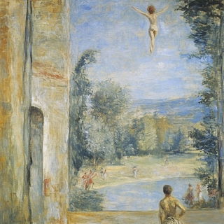 Glazebloom Figurism style, Midjourney V6.1: classical 18th-century oil painting