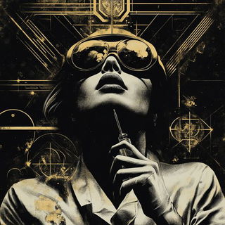 Celgrid Futurism style, Midjourney V6.1: editorial illustration for popular scientific magazine cover