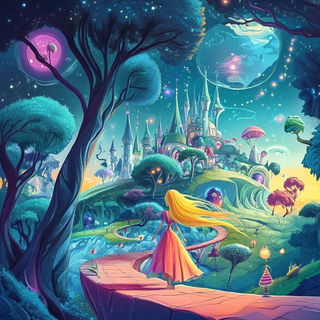 Mizukami Paper School style, Midjourney V6.1: retro fairy-tale illustration