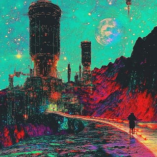 Plushchrome style, Midjourney V6.1: cinematic shot from sci-fi movie