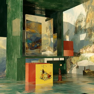 Stellavitra style, Midjourney V6.1: abstract 3D render