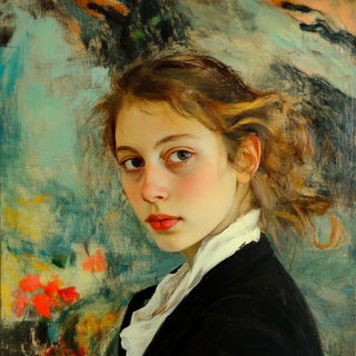 Stellavitra style, Midjourney V6.1: photographic portrait of female protagonist