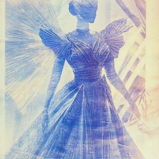 Cloudbone Figurism style, Midjourney V6.1: haute-couture fashion outfit