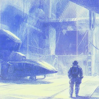 Cloudbone Figurism style, Midjourney V6.1: cinematic shot from sci-fi movie