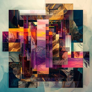 Stagvault style, Midjourney V6.1: abstract 3D render