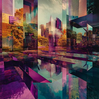 Stagvault style, Midjourney V6.1: megacity with futuristic bioarchitecture