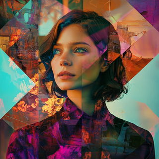 Stagvault style, Midjourney V6.1: photographic portrait of female protagonist