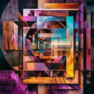 Stagvault style, Midjourney V6.1: typographic composition with large letters