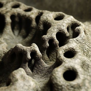Vitrogild style, Midjourney V6.1: abstract 3D render