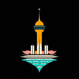 Neon Isobar style, Midjourney V6.1: bold minimalist logo design for Istanbul city municipal services
