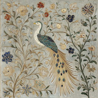 Pinkthread Bookcraft style, Midjourney V6.1: traditional folk art