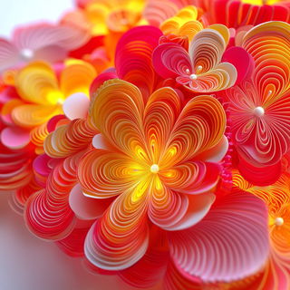Inkplume Aquatics style, Midjourney V6.1: abstract 3D render
