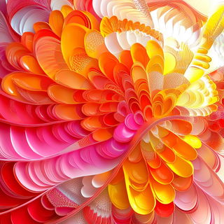 Inkplume Aquatics style, Midjourney V6.1: creative pattern composition