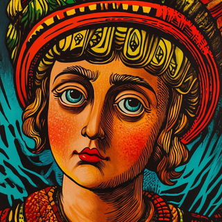 Gravewheel style, Midjourney V6.1: classical 18th-century oil painting
