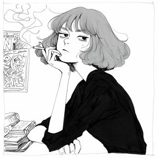 Mushroommallow style, Midjourney V6.1: black-and-white manga comic strip