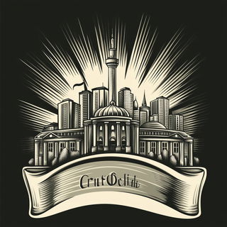 Inkwardens style, Midjourney V6.1: bold minimalist logo design for Istanbul city municipal services