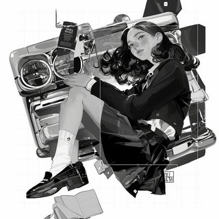 Velvet Thorn style, Midjourney V6.1: black-and-white manga comic strip