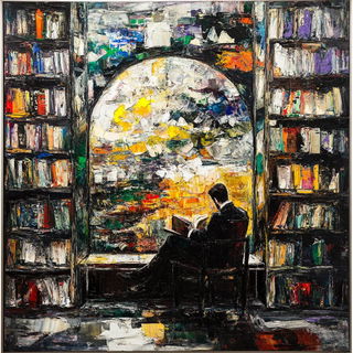 Fablemarquetry style, Midjourney V6.1: Midlibrary