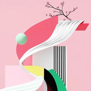 Coastomegagraph style, Midjourney V6.1: abstract 3D render