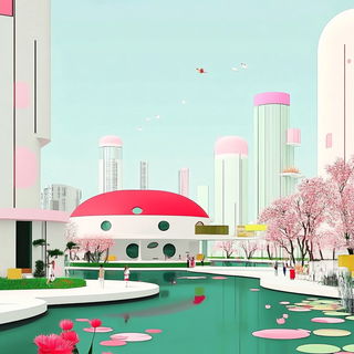 Coastomegagraph style, Midjourney V6.1: megacity with futuristic bioarchitecture