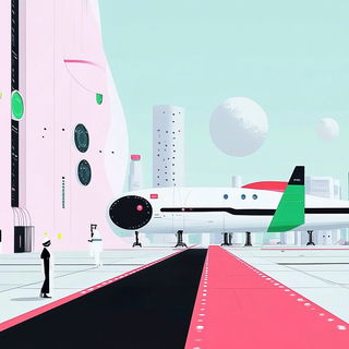 Coastomegagraph style, Midjourney V6.1: cinematic shot from sci-fi movie