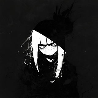 Vatgrawl style, Midjourney V6.1: black-and-white manga comic strip