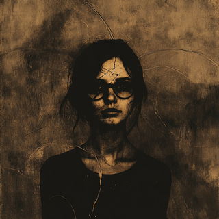 Vatgrawl style, Midjourney V6.1: photographic portrait of female protagonist
