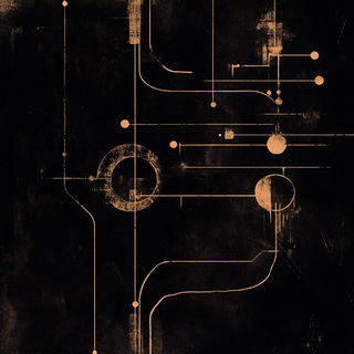 Vatgrawl style, Midjourney V6.1: technical infrastructure blueprint schematics