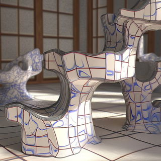 Siltlight style, Midjourney V6.1: abstract 3D render