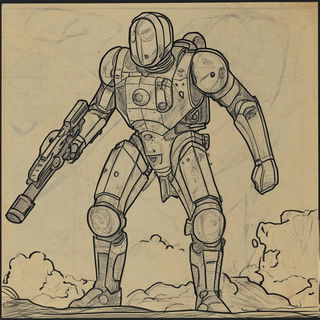 Siltlight style, Midjourney V6.1: concept art character design of retropunk steam knight