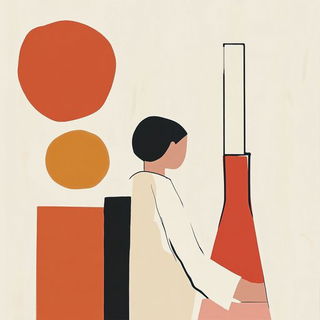 Lantern Beast Impressions style, Midjourney V6.1: editorial illustration for popular scientific magazine cover