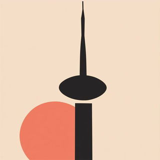 Lantern Beast Impressions style, Midjourney V6.1: bold minimalist logo design for Istanbul city municipal services