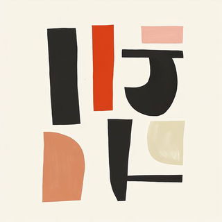 Lantern Beast Impressions style, Midjourney V6.1: typographic composition with large letters