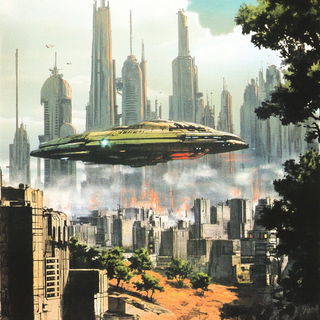 Brushlaid Stonework style, Midjourney V6.1: megacity with futuristic bioarchitecture