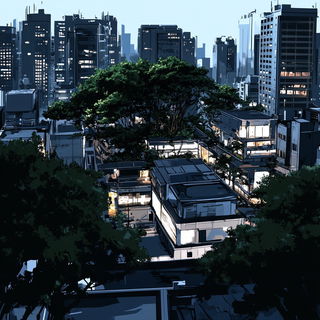Rainclad style, Midjourney V6.1: megacity with futuristic bioarchitecture