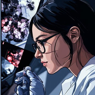 Rainclad style, Midjourney V6.1: editorial illustration for popular scientific magazine cover