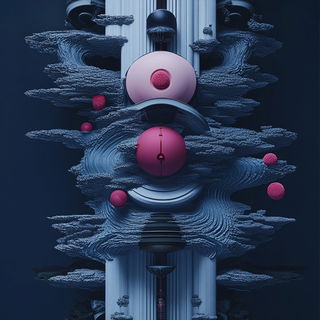 Hazeplain style, Midjourney V6.1: abstract 3D render