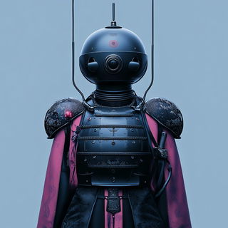 Hazeplain style, Midjourney V6.1: concept art character design of retropunk steam knight