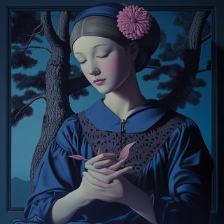 Hazeplain style, Midjourney V6.1: classical 18th-century oil painting