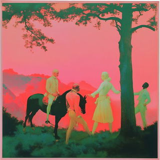 Suncut Etching style, Midjourney V6.1: classical 18th-century oil painting