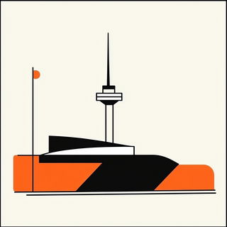 Ravenroad Mandala style, Midjourney V6.1: bold minimalist logo design for Istanbul city municipal services