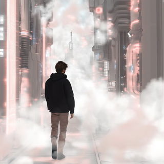 Spectral Hatching style, Midjourney V6.1: cinematic shot from sci-fi movie