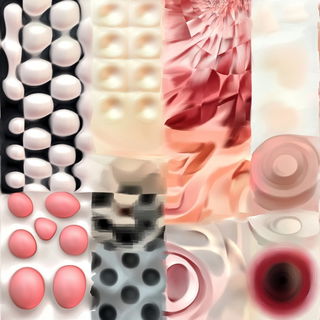 Spectral Hatching style, Midjourney V6.1: creative pattern composition