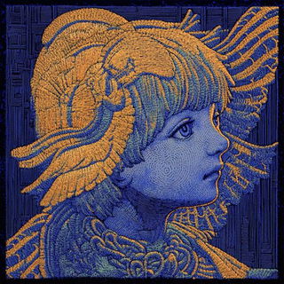 Glyphoscreen style, Midjourney V6.1: traditional folk art
