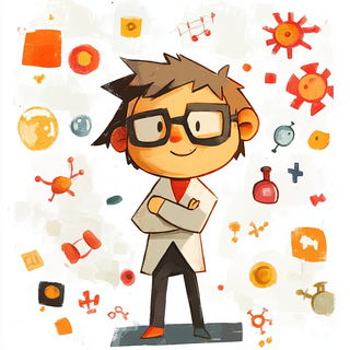 Stiltbrick Vanguard style, Midjourney V6.1: editorial illustration for popular scientific magazine cover