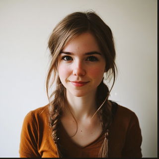 Stiltbrick Vanguard style, Midjourney V6.1: photographic portrait of female protagonist