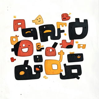Stiltbrick Vanguard style, Midjourney V6.1: typographic composition with large letters