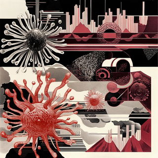 Impastrology style, Midjourney V6.1: editorial illustration for popular scientific magazine cover