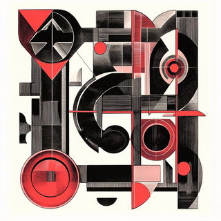Impastrology style, Midjourney V6.1: typographic composition with large letters